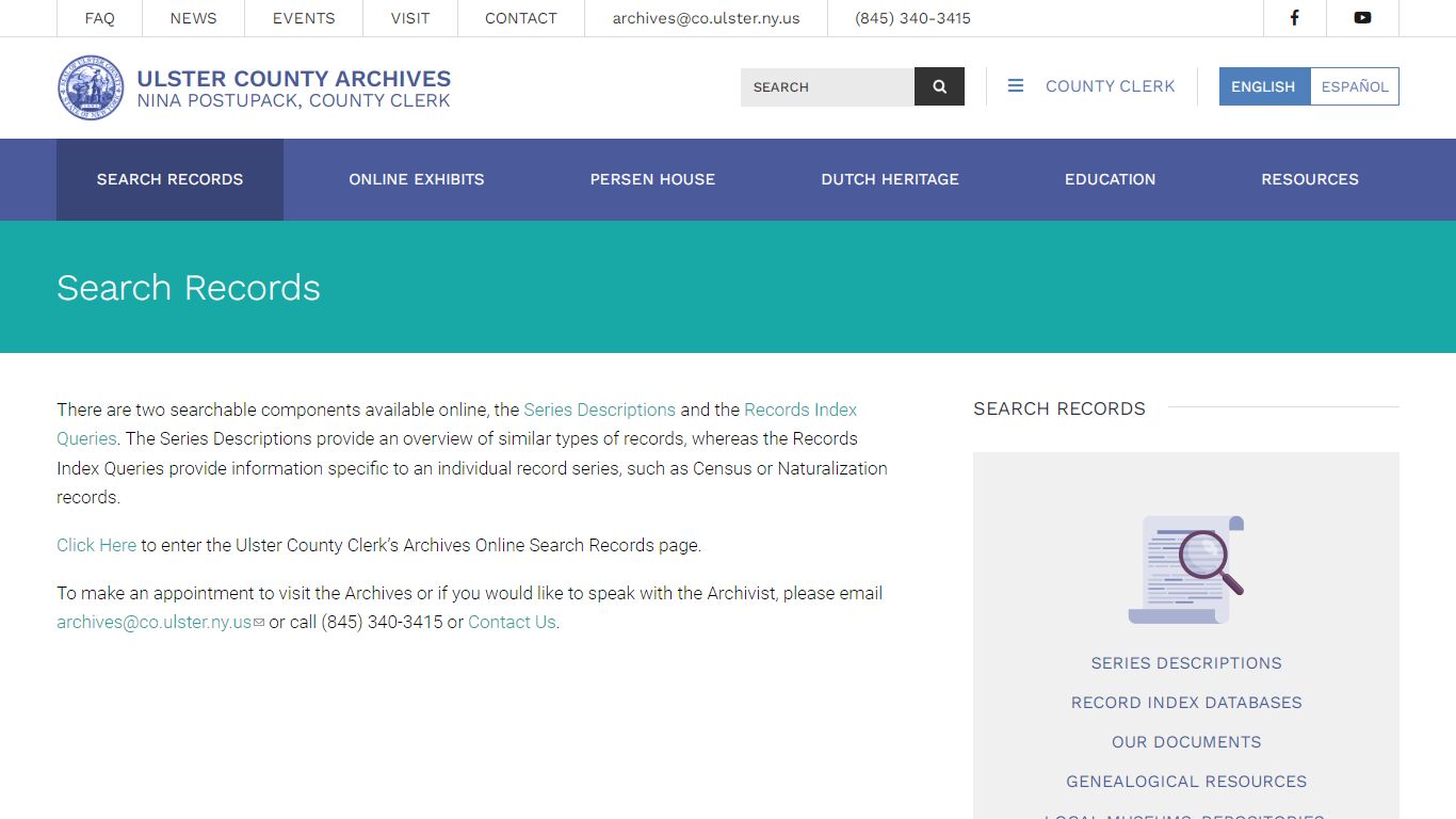 Search Records | Ulster County Clerk
